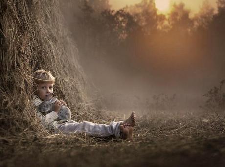 Russian Mother's Magical Pictures of Her Two Kids With Animals