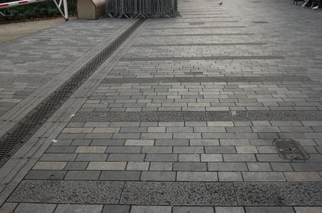 New Road, Brighton, Shared Space - Reclaimed Kerb Bands