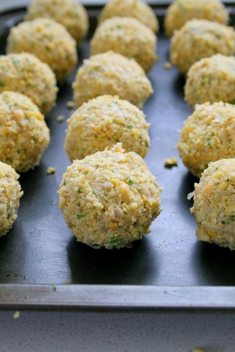 Falafel with Minted Tahini Yoghurt