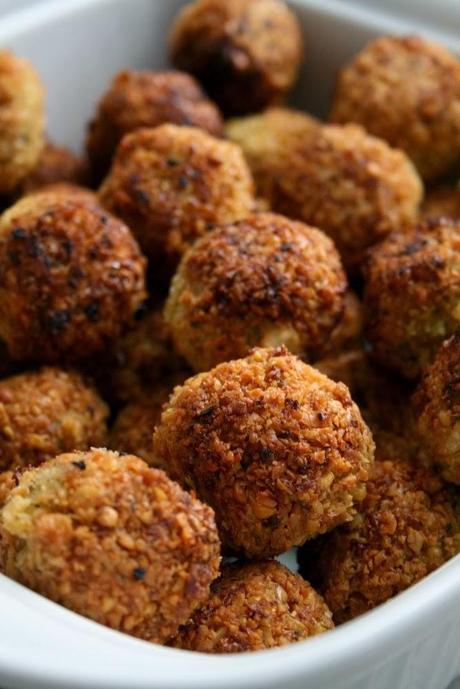 Falafel with Minted Tahini Yoghurt