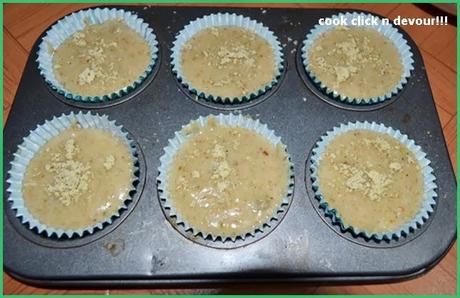 Egg less almond muffins