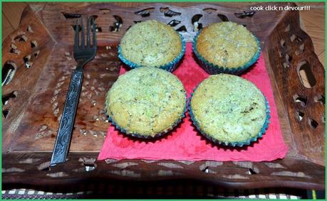 Egg less almond muffins