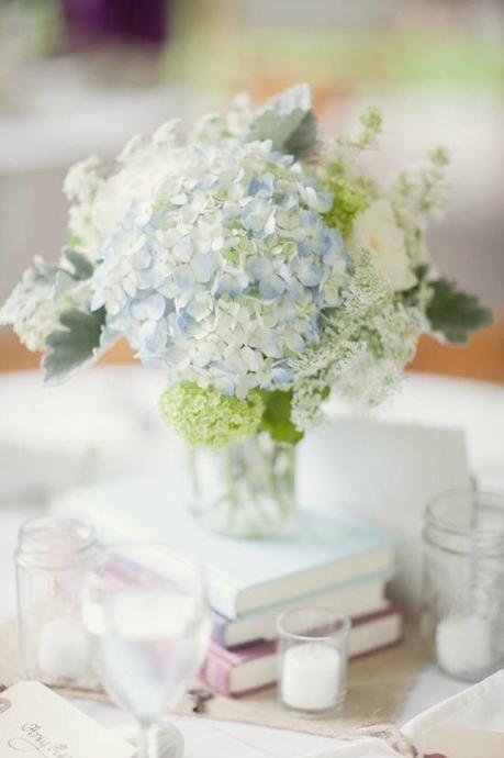 light blue hydrangea