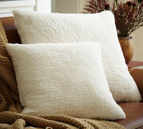 Faux Sheepskin Pillow Covers