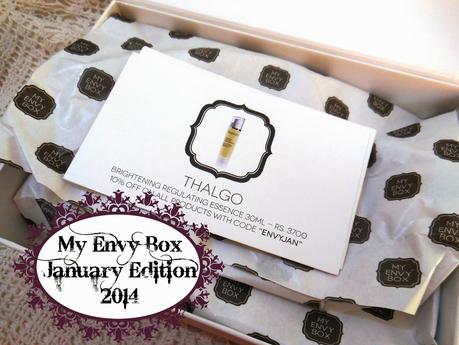 My Envy Box (January 2014 Edition)