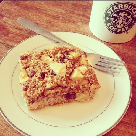 Toddler Treats; Apple Cinnamon Baked Oatmeal!