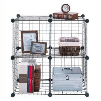 Organize It All Cube Grid, Large, Silver