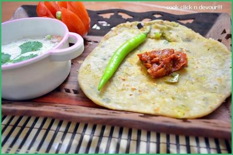 Gobi paratha-Cauliflower paratha