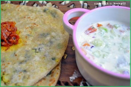 Gobi paratha-Cauliflower paratha