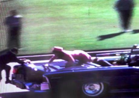 Frame of Zapruder's 8mm film (usatoday.com)