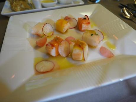 P1030746 機内食 :　パリ 成田・JALファーストクラス / In flight meal:CDG NRT,Fclass (JL)