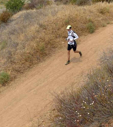 Mike Sohaskey - nearing end of Harding Hustle 50k (2013)