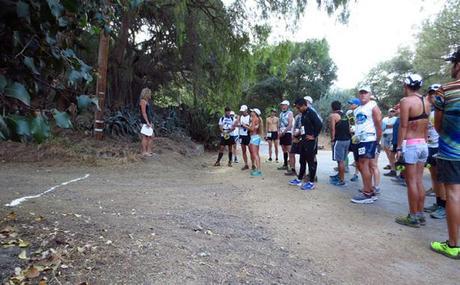 Harding Hustle 50k 2013 - start line pep talk