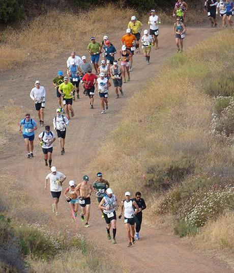 Harding Hustle 50k 2013 - first hill