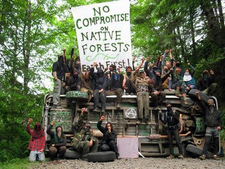 EF! Blockade in Elliot State Forest, 2009
