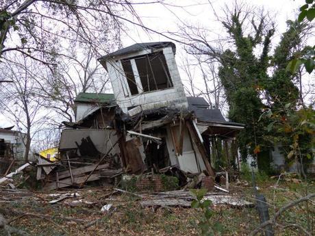 Dilapidated home around downtown Jackson, MS