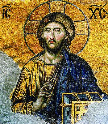 Christ Pantocrator, detail of the Deesis mosaic