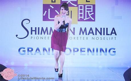 Shimmian-Surgicenter-North-Edsa-Grand-Opening-Yassi-Pressman-Onstage