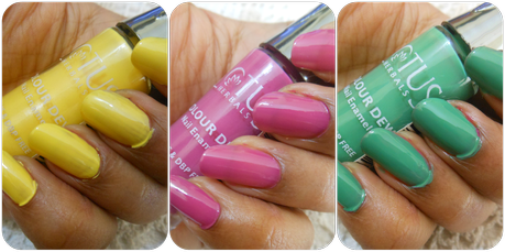 10 things I liked about Lotus Herbals Color Dew Nail Enamels