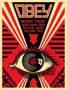 OBEY eye poster