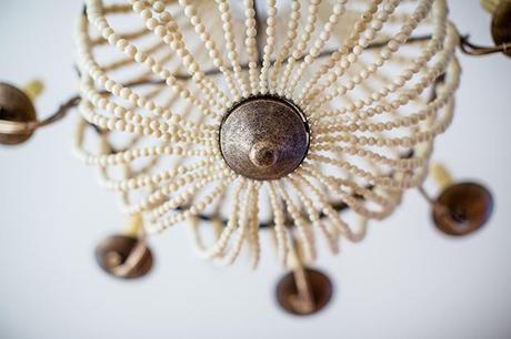 beaded chandelier