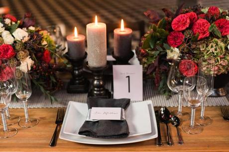 wedding table setting