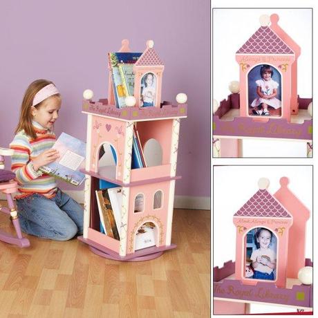 Free Shipping. Princess Revolving Bookcase