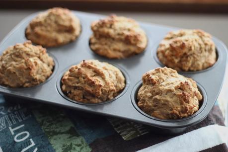 on homemade whole wheat flax muffins...