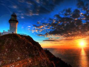 Be the first in Australia to see the sunrise from Byron Bay, New South Wales. 
