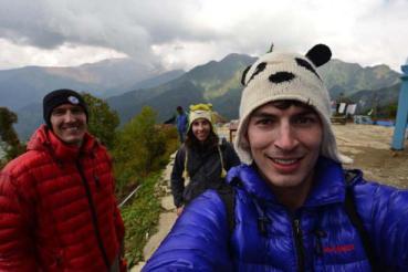 trekking to ABC Nepal