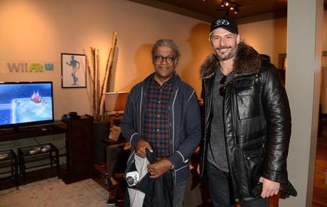 Joe Manganiello and Elvis Mitchel Nintendo Chalet Sundance 2014 Jason Merritt Getty Images