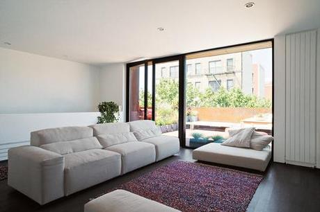 Brooklyn renovation interior living room 