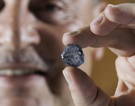 29.6-carat blue diamond recovered by Petra Diamonds