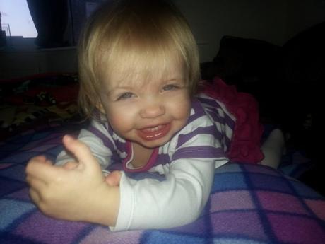 Little Miss A at 15 months