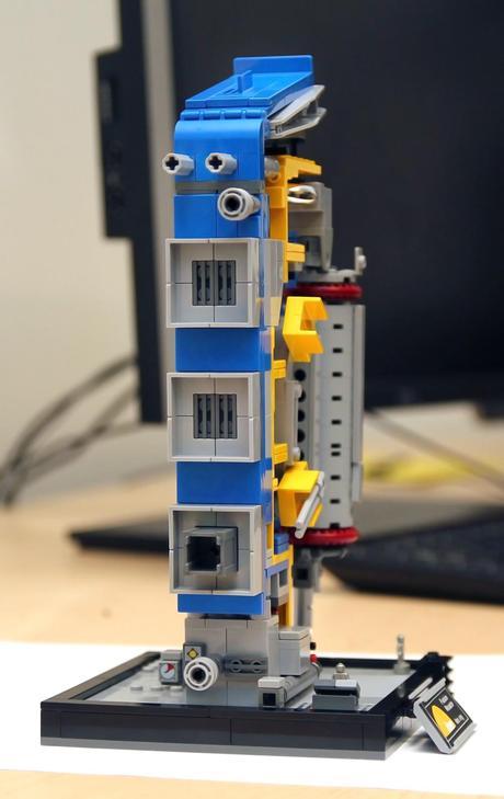 The ITER Lego model (rear view)