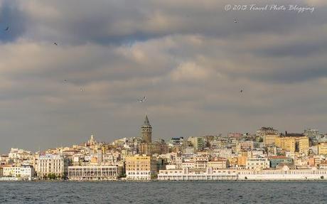 Views of Istanbul from a ferry