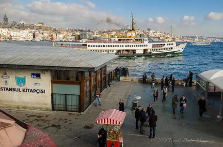 Views of Istanbul from a ferry