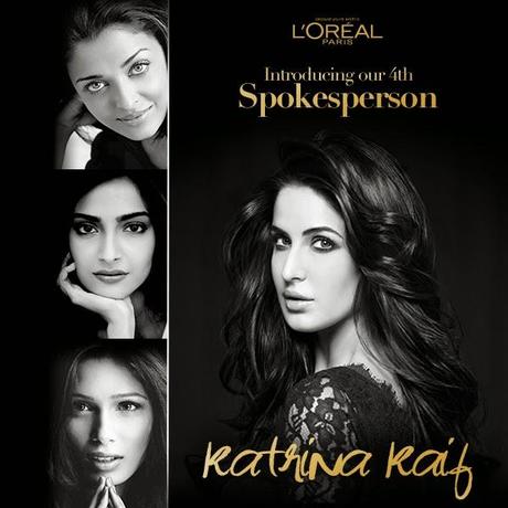 Katrina Kaif is the new face of  L'Oreal Paris!