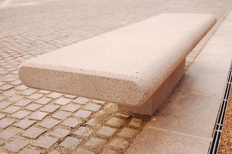 Chelsea College of Arts, Rootstein Hopkins Parade Ground - Bench Detail