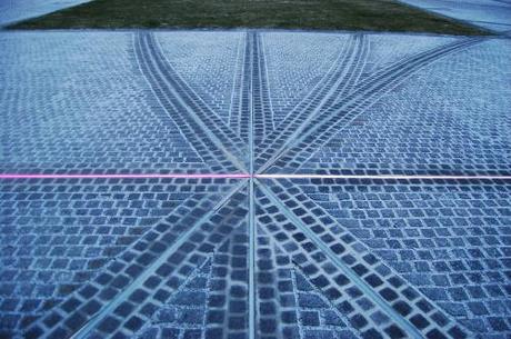 Chelsea College of Arts, Rootstein Hopkins Parade Ground - Ground Recessed Lighting Detail