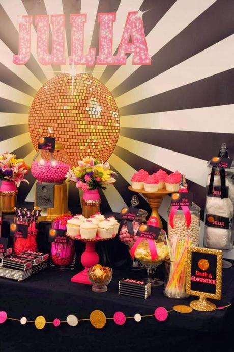 A Fabulous Disco Glam Party by Sensationally Sweet Events