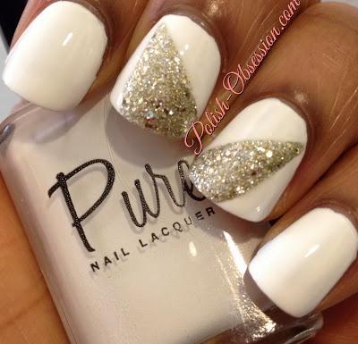 Busy Girl Nails Winter Nail Art Challenge- White