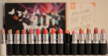 updated mac lipstick collection