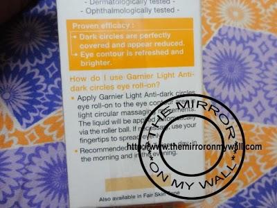 Garnier Light Anti Dark Circle Eye Roll On Medium