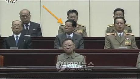 Paek Se Bong (annotated) attends a ceremony marking the 15th anniversary of the death of DPRK President Kim Il Sung in July 2009 (Photo: KCTV-Yonhap).