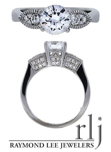 1.13ct Round Brilliant Diamond Engagement Ring