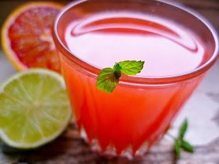 blood orange and lime zinger