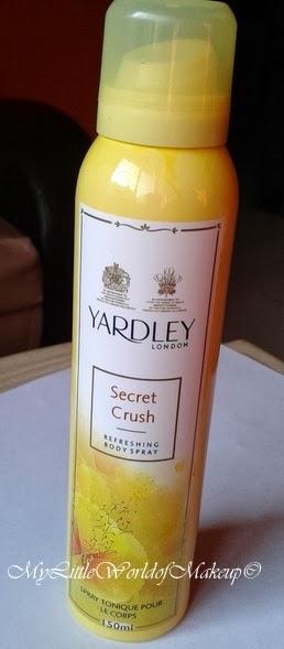 Yardley London Refreshing Body Spray in Secret Crush