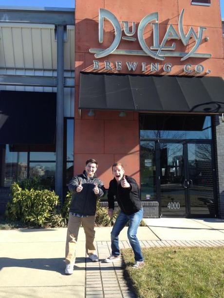 This is What Happens When You Visit Three Breweries and THEN Go to Dogfish Head: Beergrimage 2014 josh-bryan-duclaw brewing-duclaw