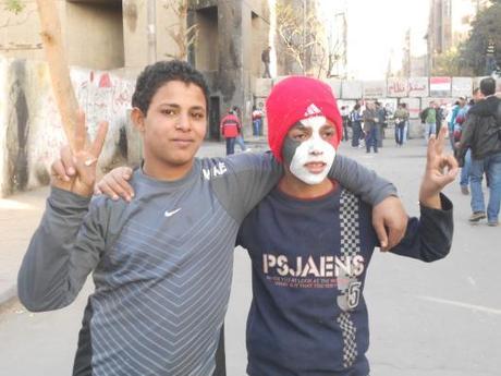 Remembering “The Square” Boys with peace sign